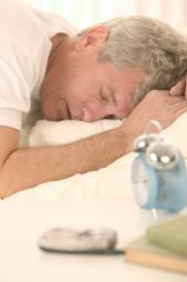 Homme en train de dormir